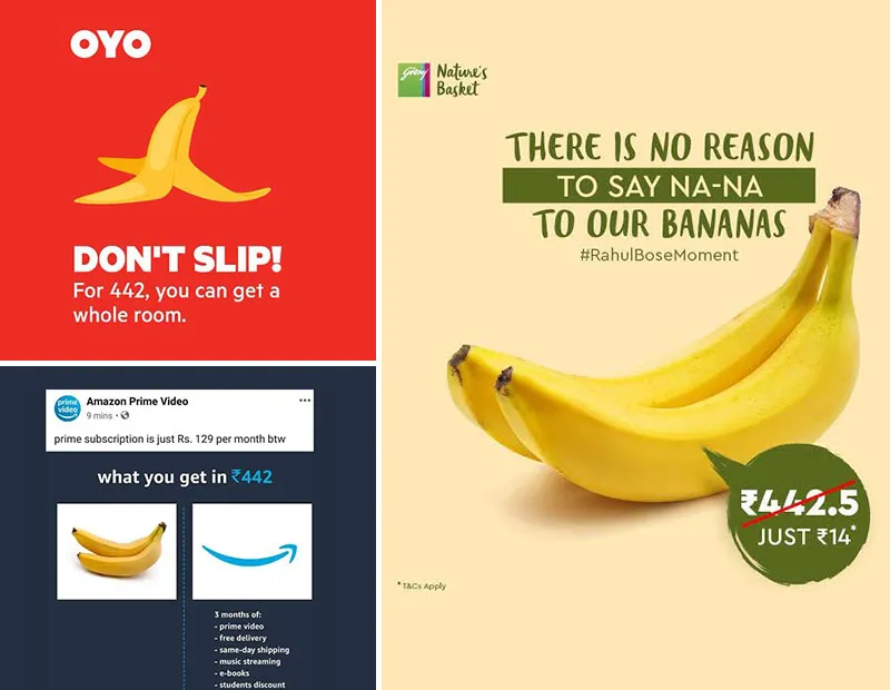 When brands went bananas
